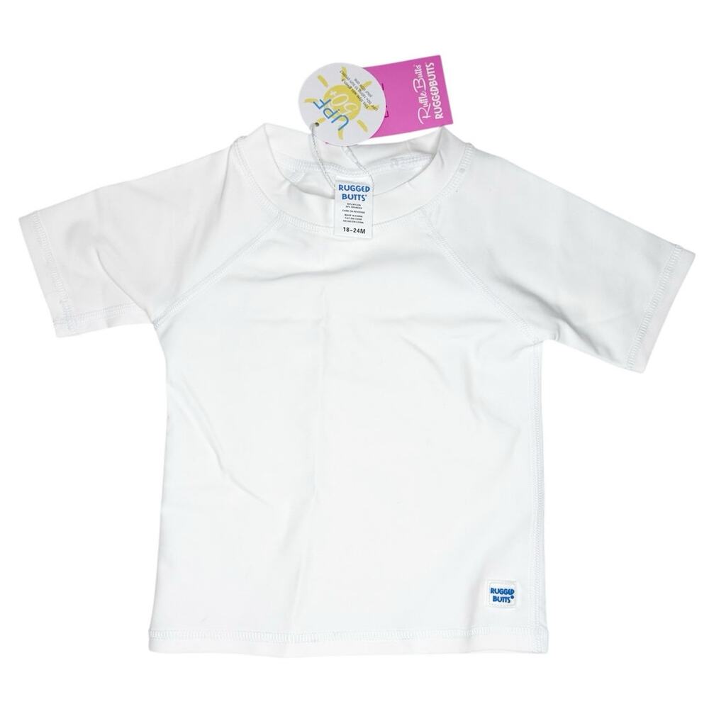 NWT Rugged Butts Short Sleeve Rashguard Size 18-24 Months